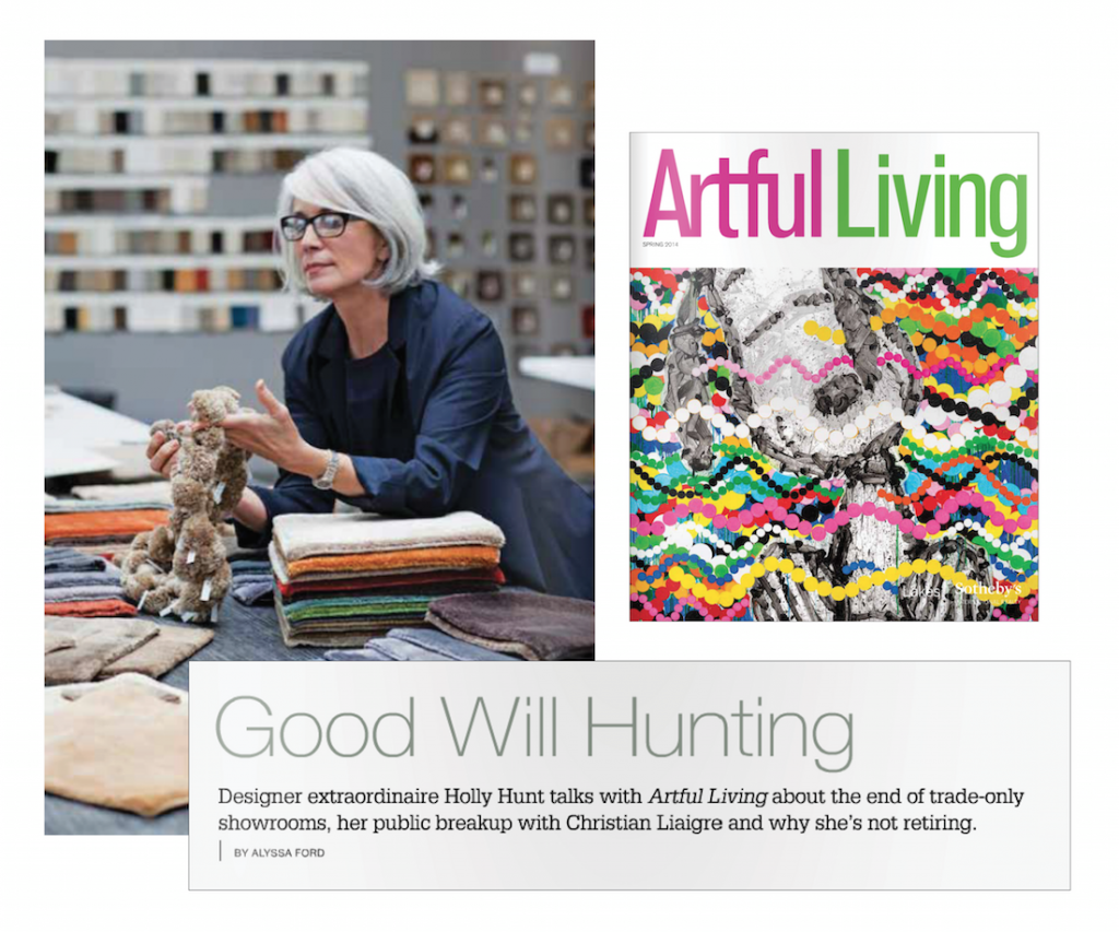 Holly Hunt predicts future of trade-only showrooms