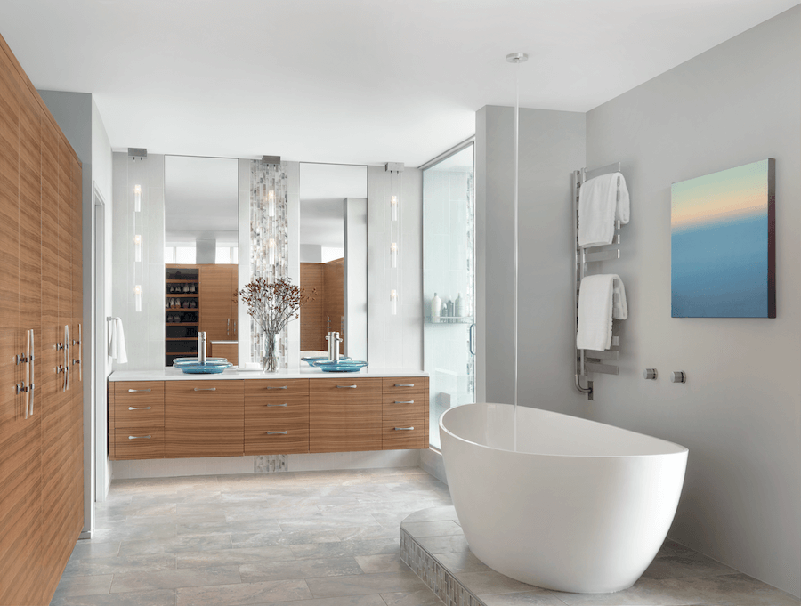 Master Bathroom Freestanding Tub Modern Bathroom Design